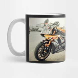 Racing motor bike for grand prix Mug